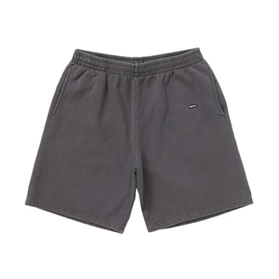 Supreme Overdyed Small Box Sweatshort Charcoal
