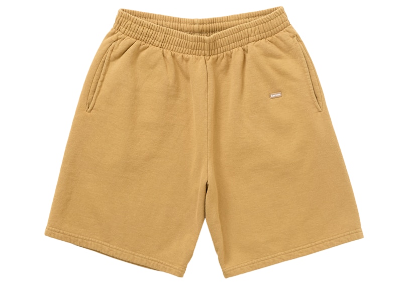 Supreme Overdyed Small Box Sweatshort Sand