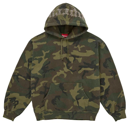 Supreme Overdyed Studded Hooded Sweatshirt Woodland Camo Buy Supreme Overdyed Studded Hooded Sweatshirt Woodland Camo