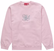 Supreme Overlap Crewneck Light Pink Supreme Overlap Crewneck Light Pink