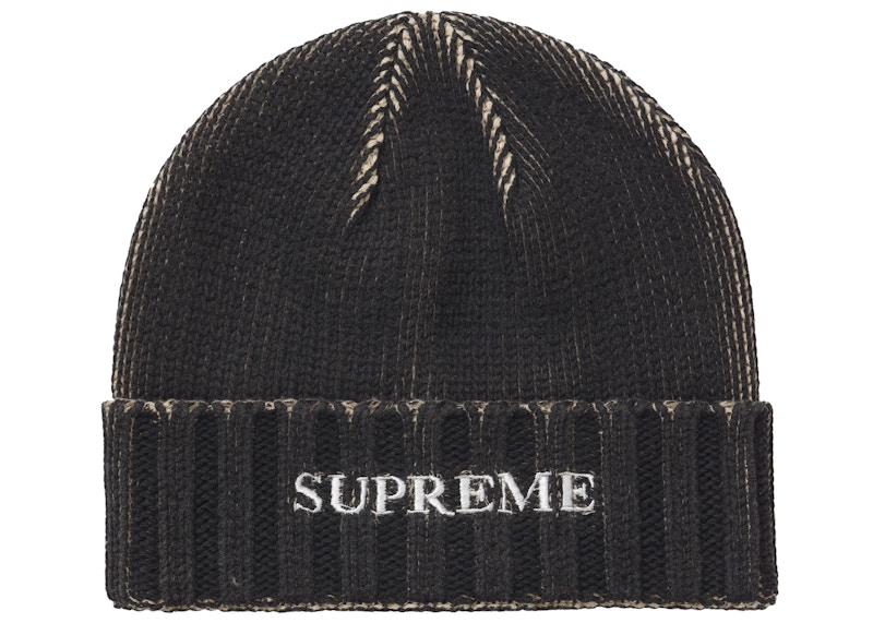 Supreme Overprint Beanie 'Black'