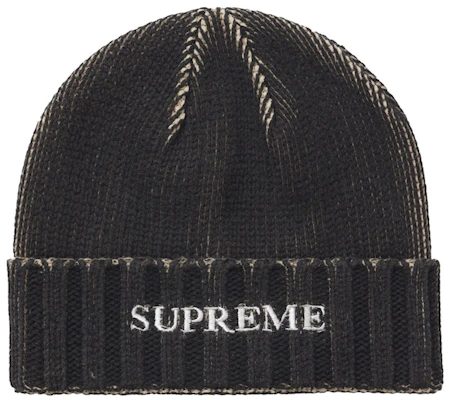 Supreme Overprint Beanie 'Hitam' Buy Supreme Overprint Beanie 'Hitam'