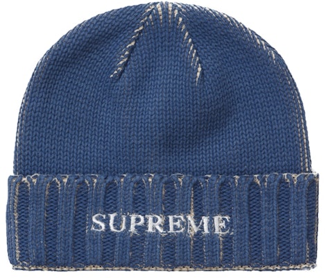 Supreme Overprint Topi Beanie 'Biru' Buy Supreme Overprint Topi Beanie 'Biru'