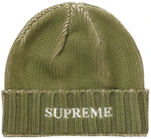 Supreme Overprint Beanie 'Olive' Supreme Overprint Beanie 'Olive'