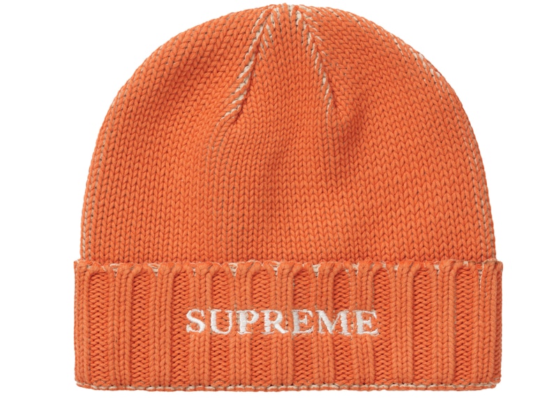 24H以内発送 完売品 試着のみ 白 22ss Overprint Beanie Supreme Overprint Beanie Buy Supreme Overprint Beanie 'Orange
