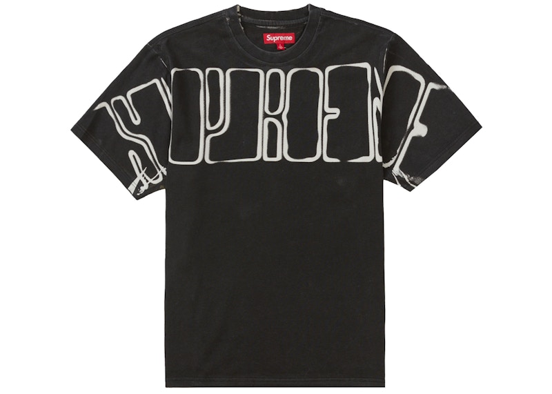 Supreme Overprint Knockout S/S Top Blackを購入 - Novelship
