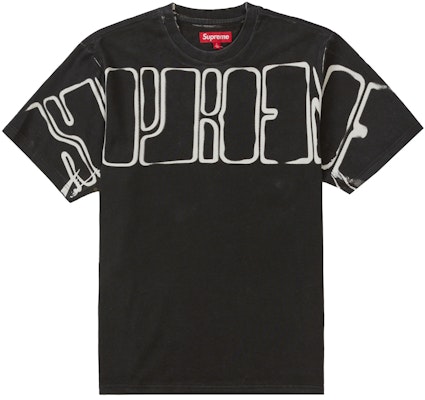 Supreme Overprint Knockout S/S Top Blackメンズ - Tシャツ ...