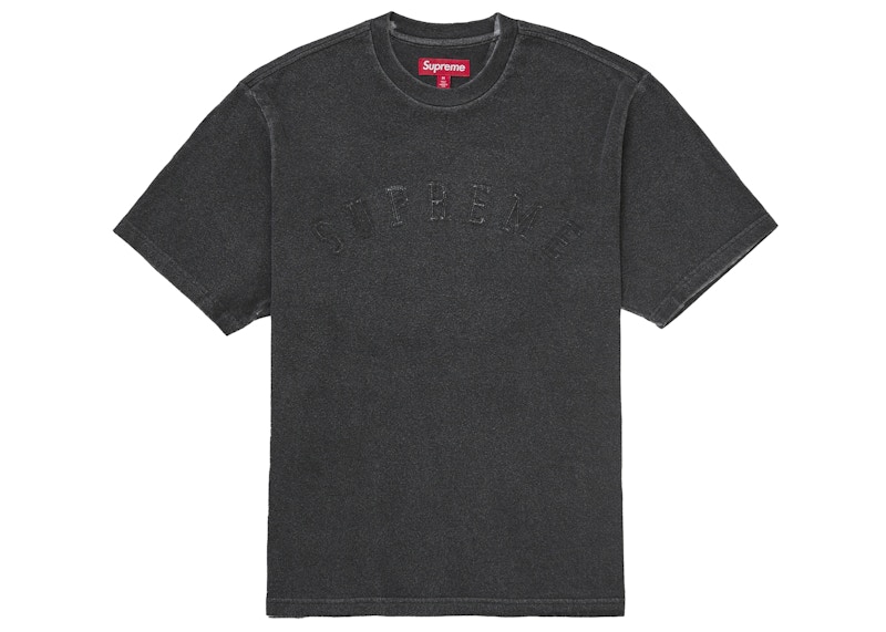 Supreme Overprint S/S Top Black