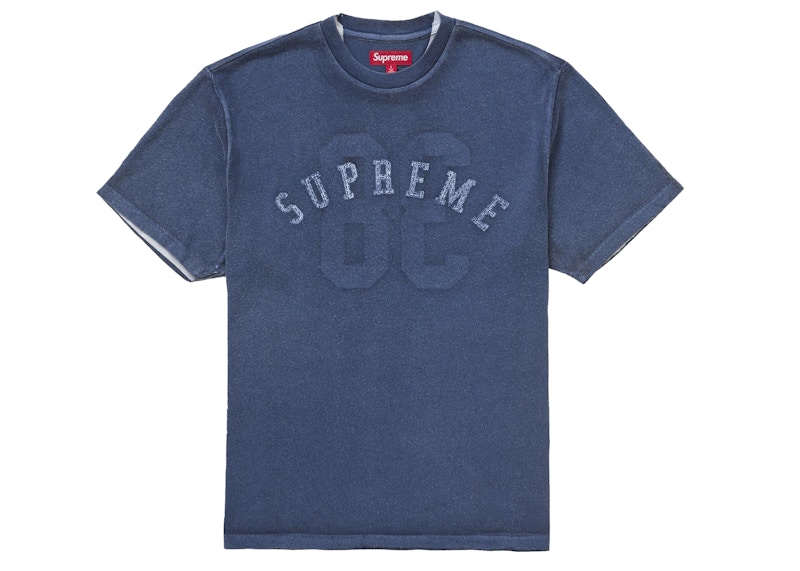 Buy Supreme Intarsia S/S Top (SS25) Navy - Novelship