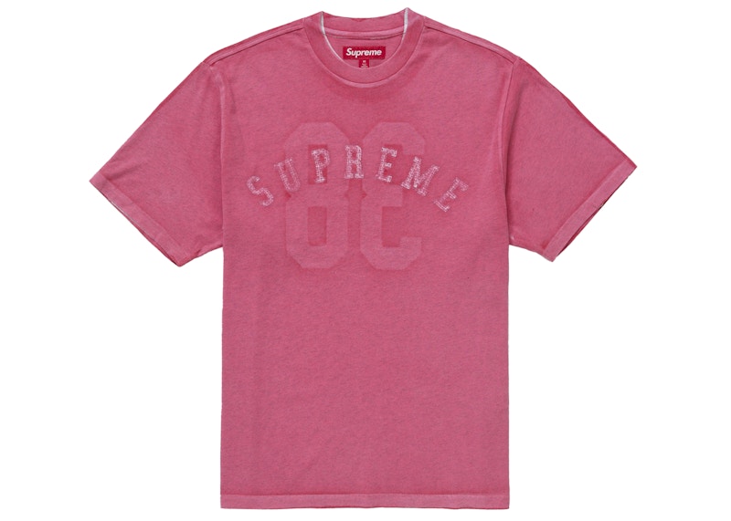 Supreme Overprint S/S Top Pink
