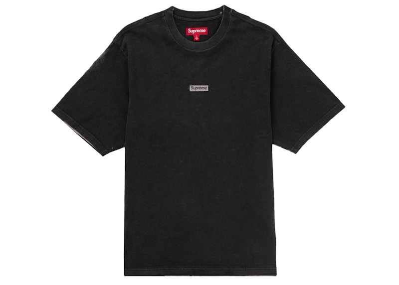 Supreme Overprint Small Box S/S Top Black
