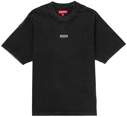 Supreme 小标印花短袖上衣 黑色 Buy Supreme 小标印花短袖上衣 黑色