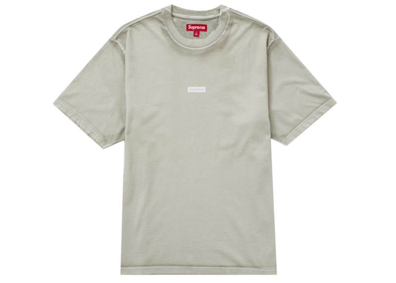 Supreme Overprint Small Box S/S Top Grey