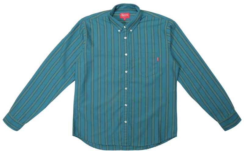 supreme-oxford-shirt-f-w18-teal-stripe