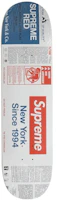 Supreme Paint Skateboard Deck 'White' Supreme Paint Skateboard Deck 'White'