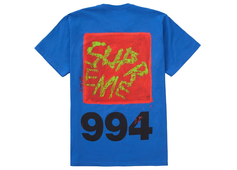 Supreme Paint Tee Royal Blue