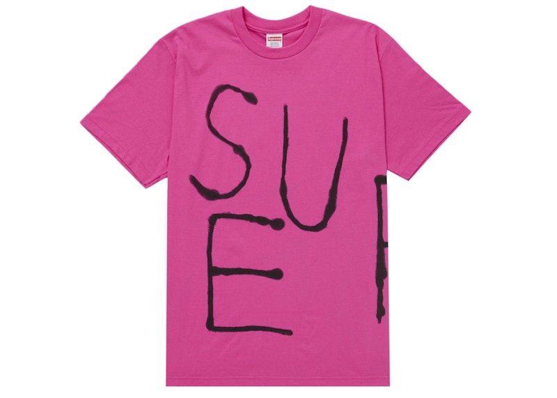 Supreme Painted Tee (SS25) Fuchsia