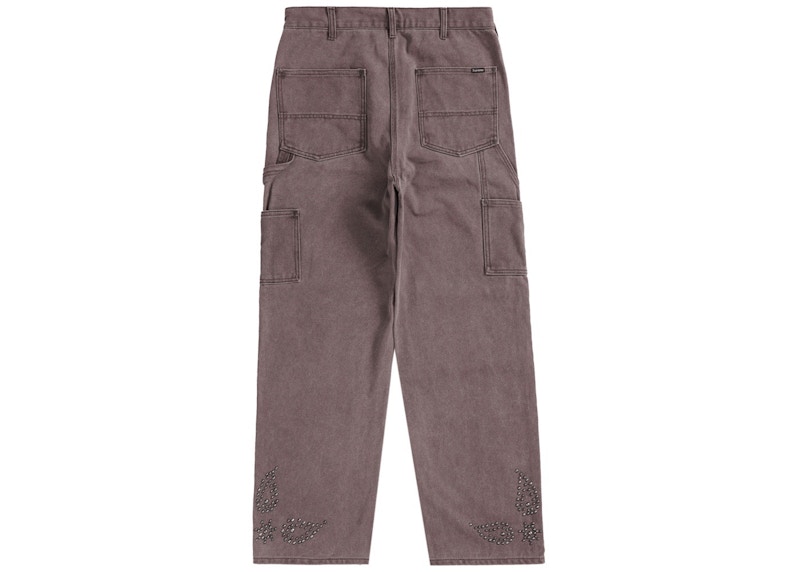 Order Pantalón Supreme Paisley Studded Double Knee Painter Marrón