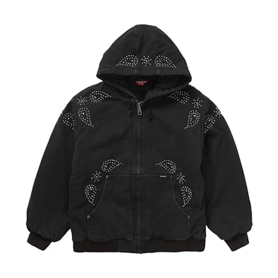 Supreme Paisley Studded Work Jacket Black