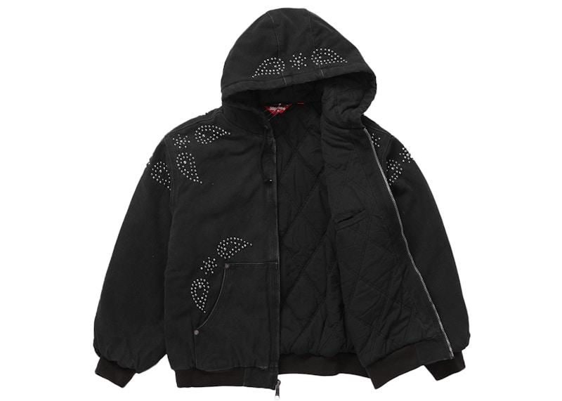 ジャケット・アウター Supreme Paisley Studded Work Jacket Supreme Paisley Studded Work Jacket Brown Men's - FW23 - US