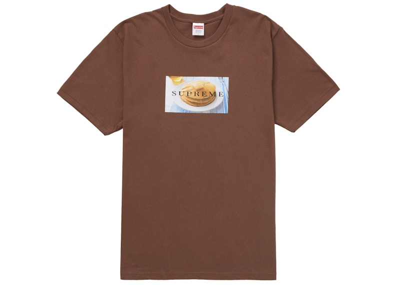 Supreme Pancakes Tee Brown