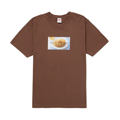 Supreme Pancakes Tee Brown