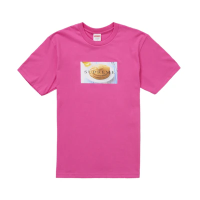 Supreme Pancakes Tee Fuchsia