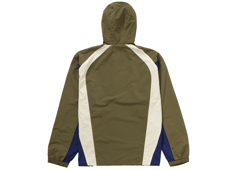 Supreme Paneled Half Zip Pullover Olive 圖 2