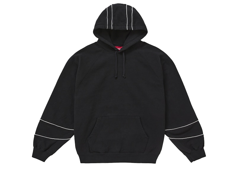 Supreme Paneled Hooded Sweatshirt (SS25) Black