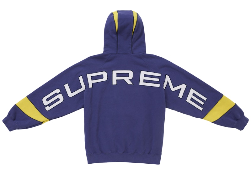 Supreme Paneled Hooded Sweatshirt (SS25) Washed Navy 圖 2