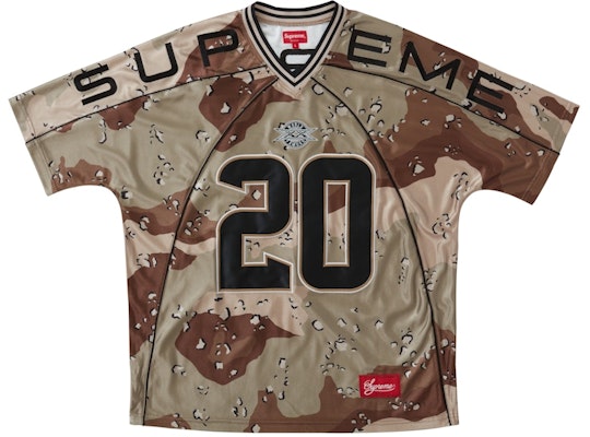 Supreme Paneled Jersey Chocolate Chip Camo Buy Supreme Paneled Jersey Chocolate Chip Camo