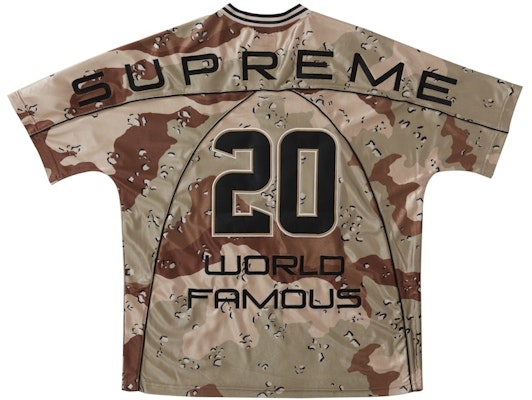 Supreme Paneled Jersey Chocolate Chip Camo Order Supreme Paneled Jersey Chocolate Chip Camo
