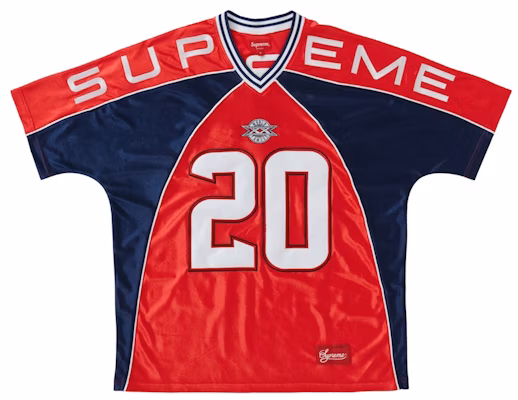 Supreme Paneled Jersey Red Buy Supreme Paneled Jersey Red