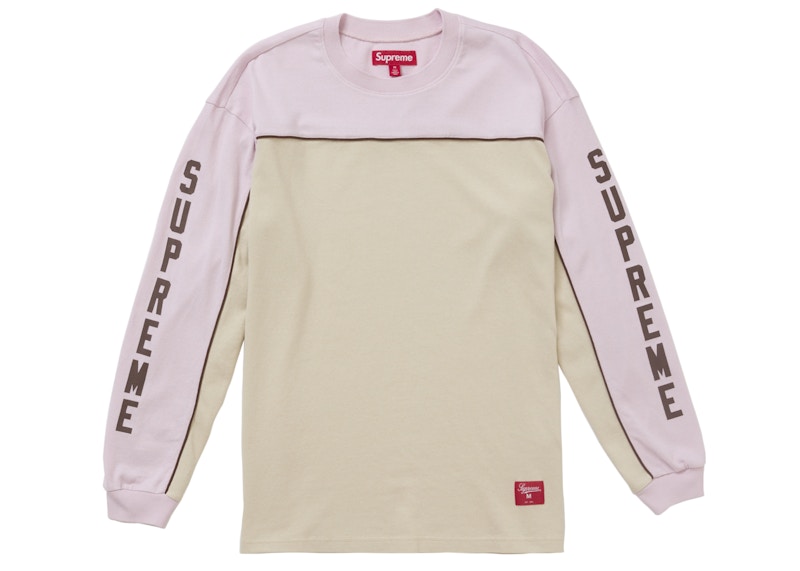 Supreme Paneled Piping L/S Top Pink
