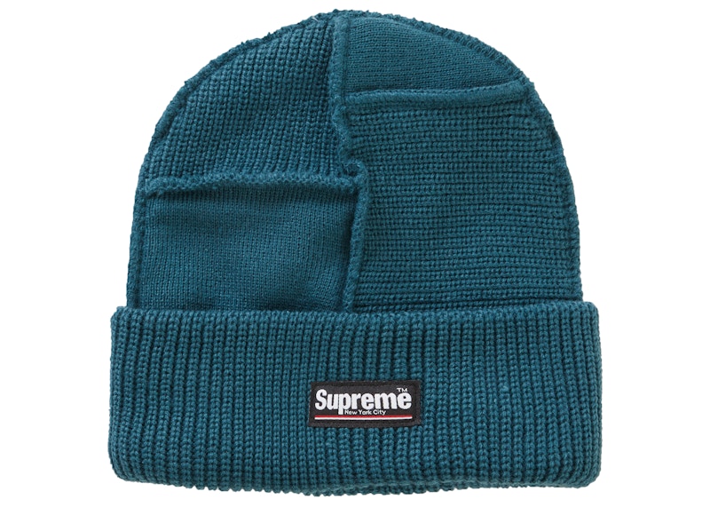 Supreme Paneled Seam Beanie Work Teal