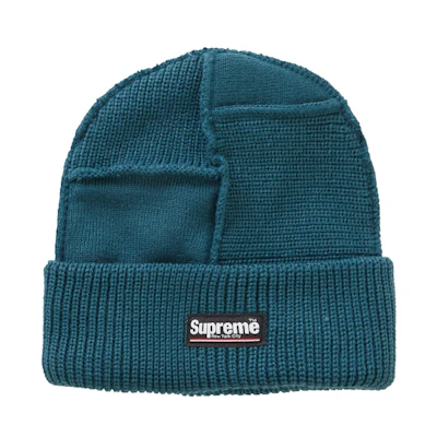 Supreme Paneled Seam Beanie Work Teal