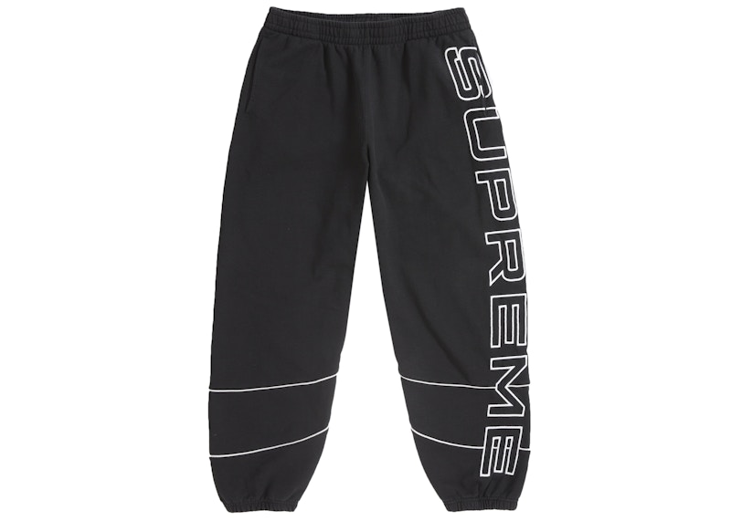 Supreme Paneled Sweatpant Black