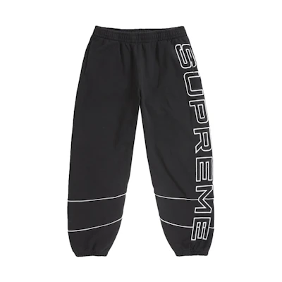 Supreme Paneled Sweatpant Black