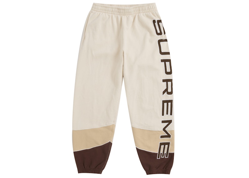 Supreme Paneled Sweatpant Natural