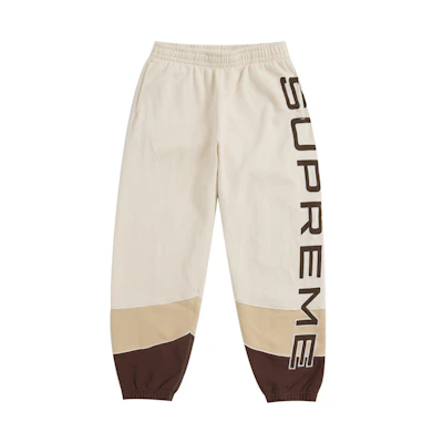 Supreme Paneled Sweatpant Natural