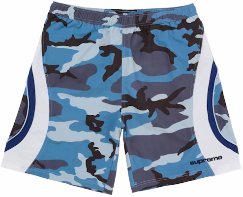 Supreme Celana Pendek Panel Biru Camo Buy Supreme Celana Pendek Panel Biru Camo