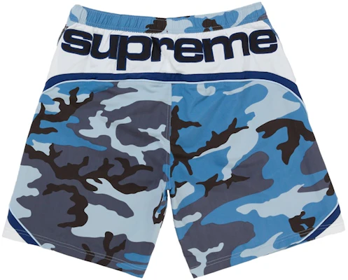 Supreme Celana Pendek Panel Biru Camo Order Supreme Celana Pendek Panel Biru Camo