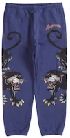 Supreme Panther Sweatpant Washed Navy