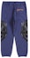 Order Supreme Panther Sweatpant Washed Navy