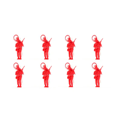Supreme Parachute Toy 8x Lot FW19 Season Gift Red