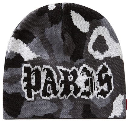 Supreme 巴黎迷彩针织帽 雪地迷彩 Order Supreme 巴黎迷彩针织帽 雪地迷彩