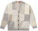Buy Supreme Patchwork Cable Knit Cardigan Ivory - Kardigan Rajut Gading Patchwork Supreme