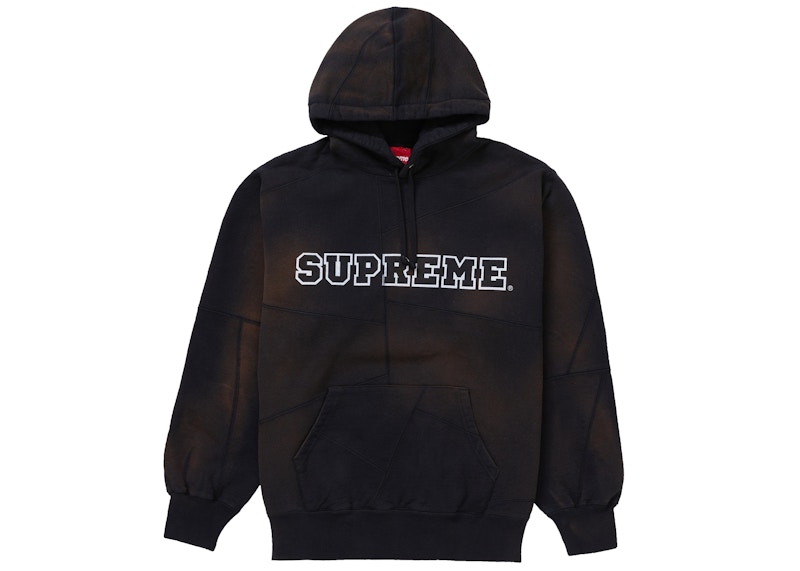 Buy Supreme Patchwork Hoodie Hitam