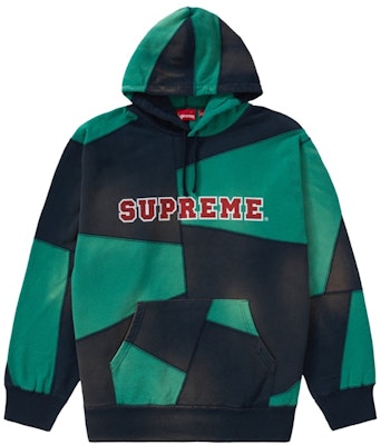 Supreme 拼布连帽卫衣 海军蓝 Buy Supreme 拼布连帽卫衣 海军蓝