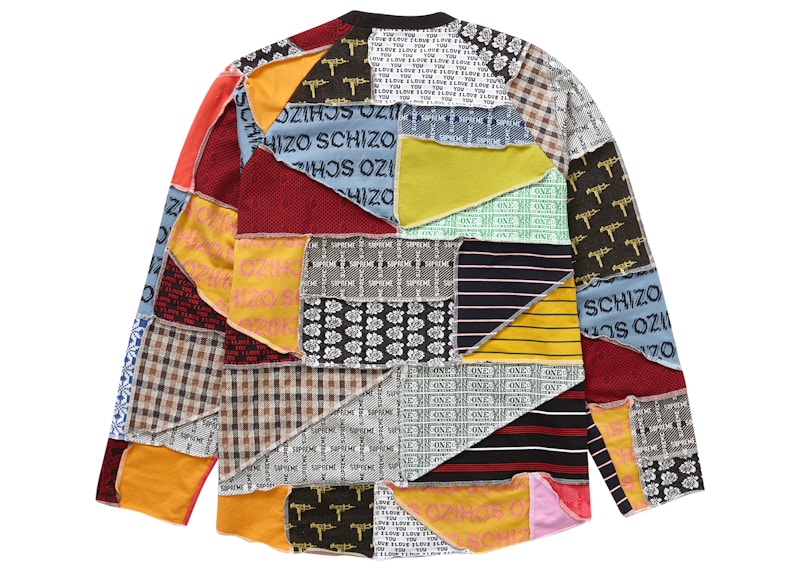 Order Supreme 拼布提花長袖上衣 多色